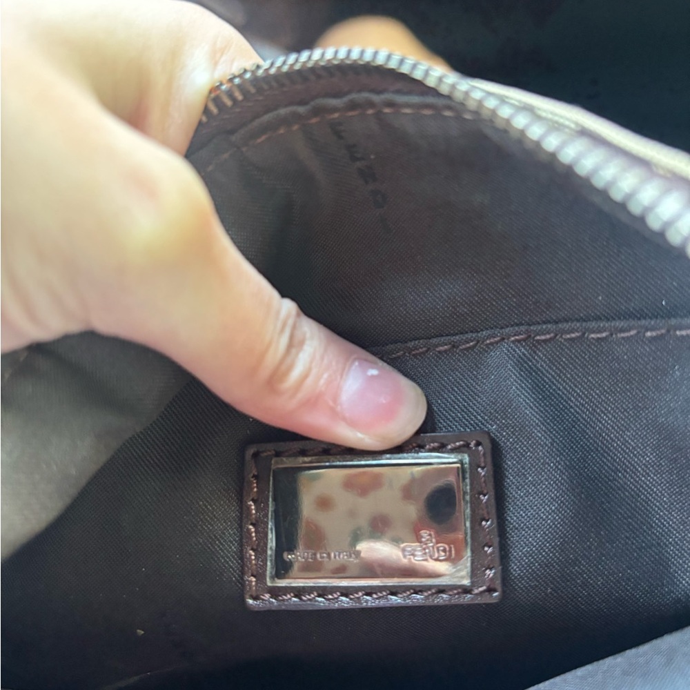 Fendi zucchino Monogram Crossbody Bag in Brown - Picture 4 of 8